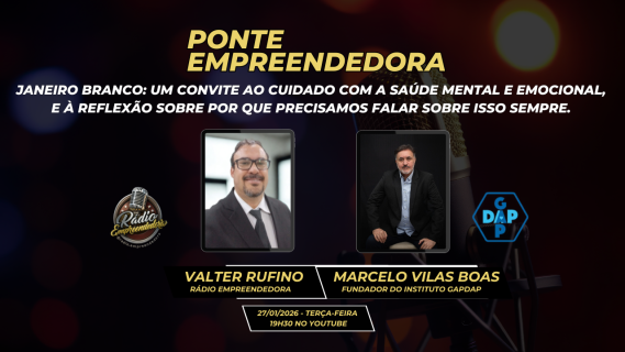 Janeiro Branco: um convite ao cuidado com a saúde mental e emocional, e à reflexão sobre por que precisamos falar sobre isso sempre.